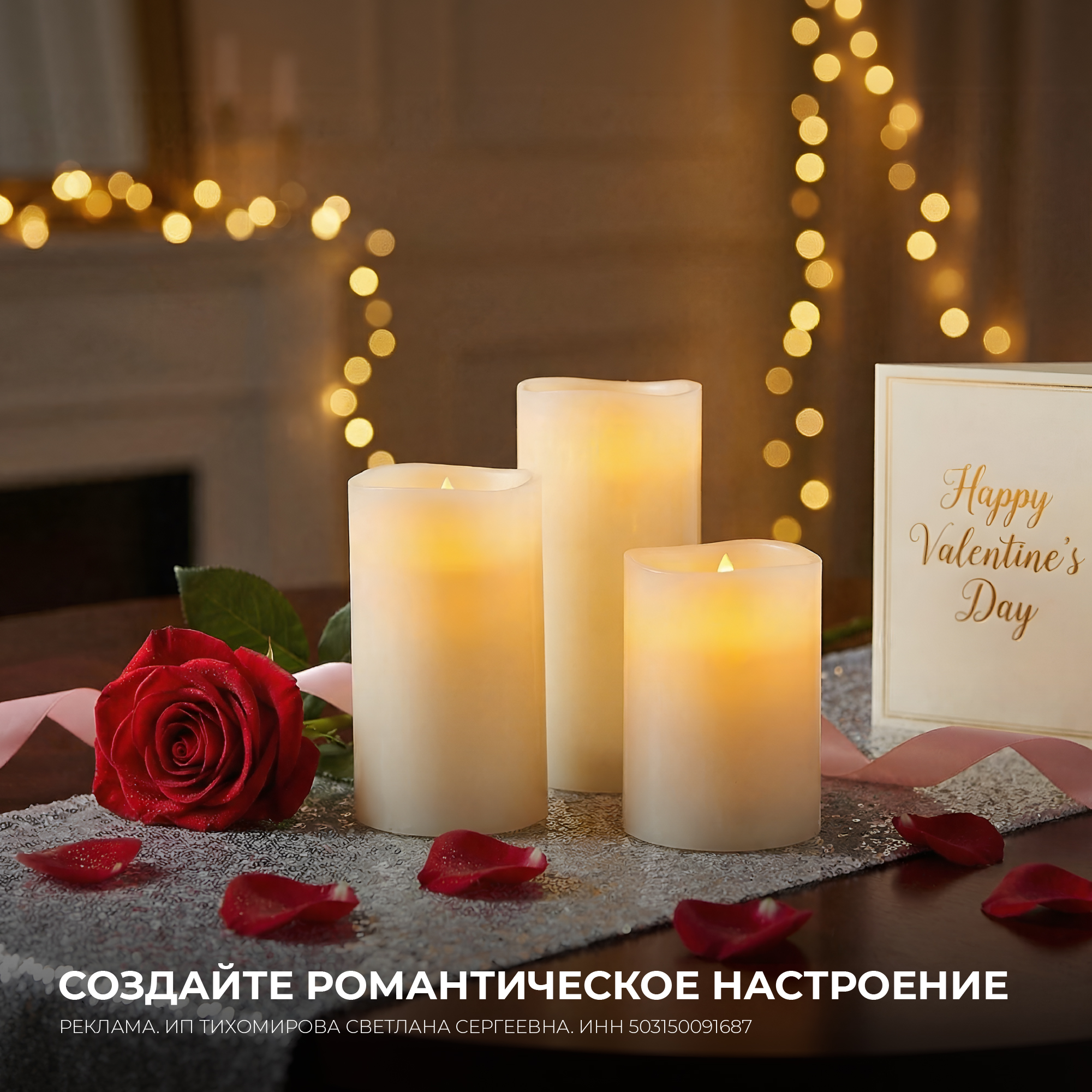 СОЗДАЙТЕ РОМАНТИЧЕСКОЕ НАСТРОЕНИЕ